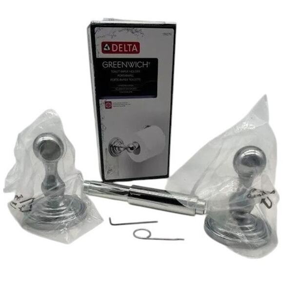 Delta Greenwich Toilet Paper Holder, Item No.138279, NIB - Picture 2 of 4